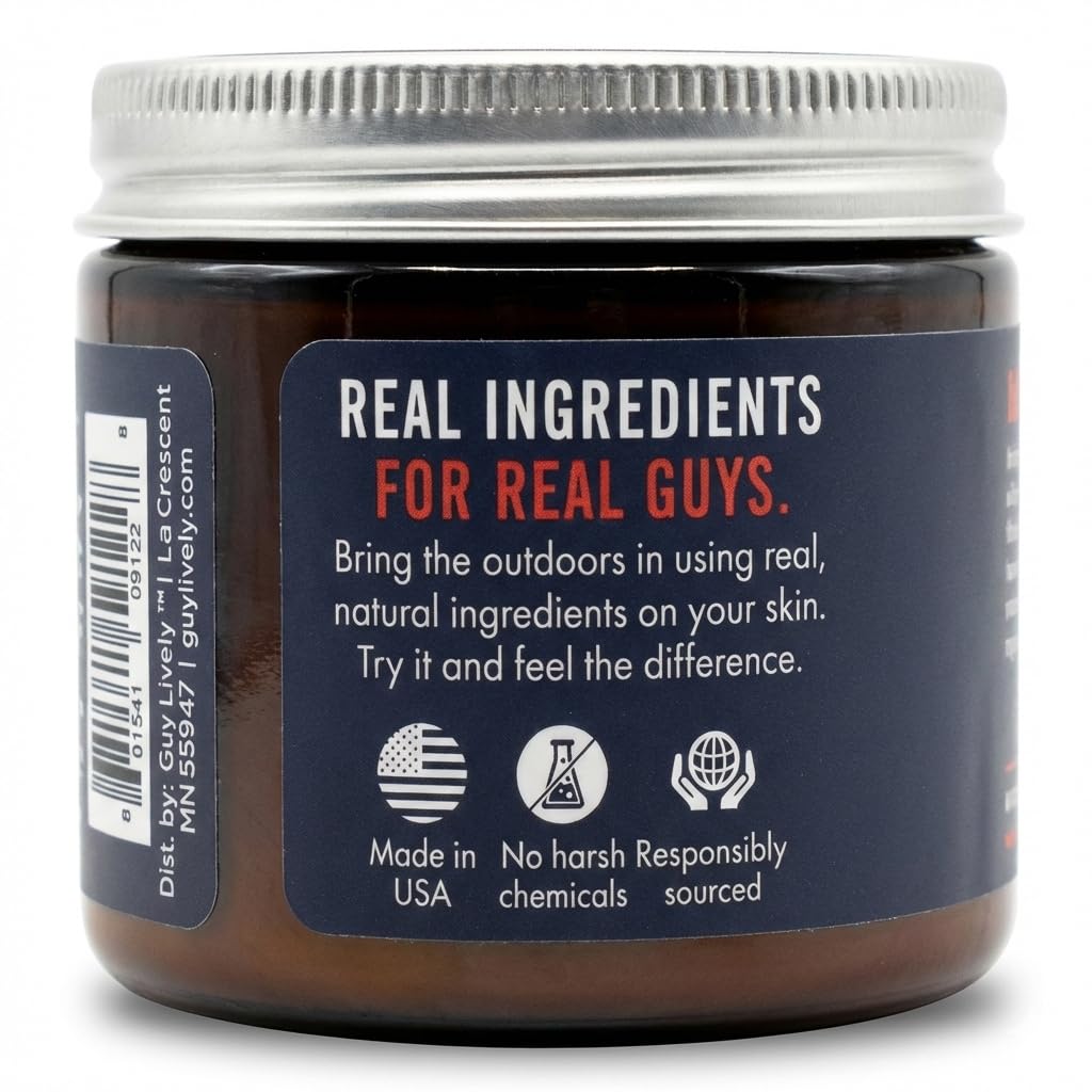 Premium Men’s Shave Cream – Soothes & Hydrates with Organic Botanicals - Guy Lively