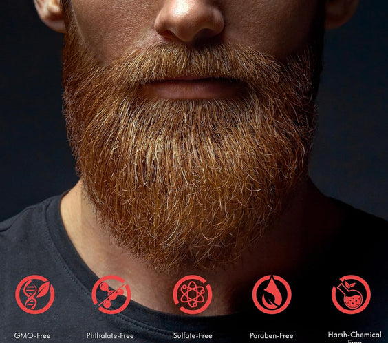 Beard Oil for Men | Hydrating Grooming Oil with Organic Moringa Marula and Hemp Oils