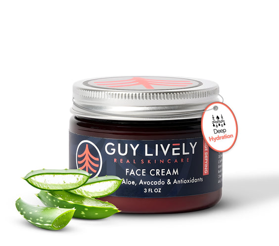 Age Defying Face Cream for Men | Hydrating Moisturizer with Organic Aloe Avocado and Antioxidants