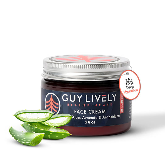Age Defying Face Cream for Men | Hydrating Moisturizer with Organic Aloe Avocado and Antioxidants