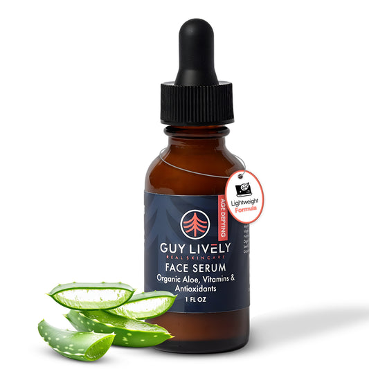 Age Defying Face Serum for Men | Antioxidant Rich Serum with Organic Aloe and Vitamins