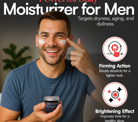Age Defying Face Cream for Men | Hydrating Moisturizer with Organic Aloe Avocado and Antioxidants