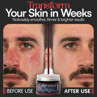 Age Defying Face Cream for Men | Hydrating Moisturizer with Organic Aloe Avocado and Antioxidants