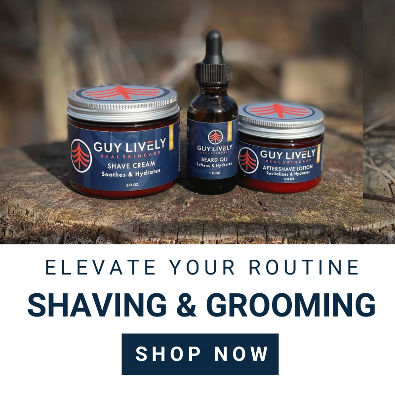 Guy Lively Natural Men's Shaving and Grooming Products