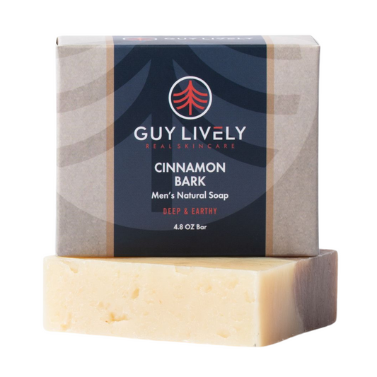 Cinnamon Men's Natural Bar Soap Holiday Gift